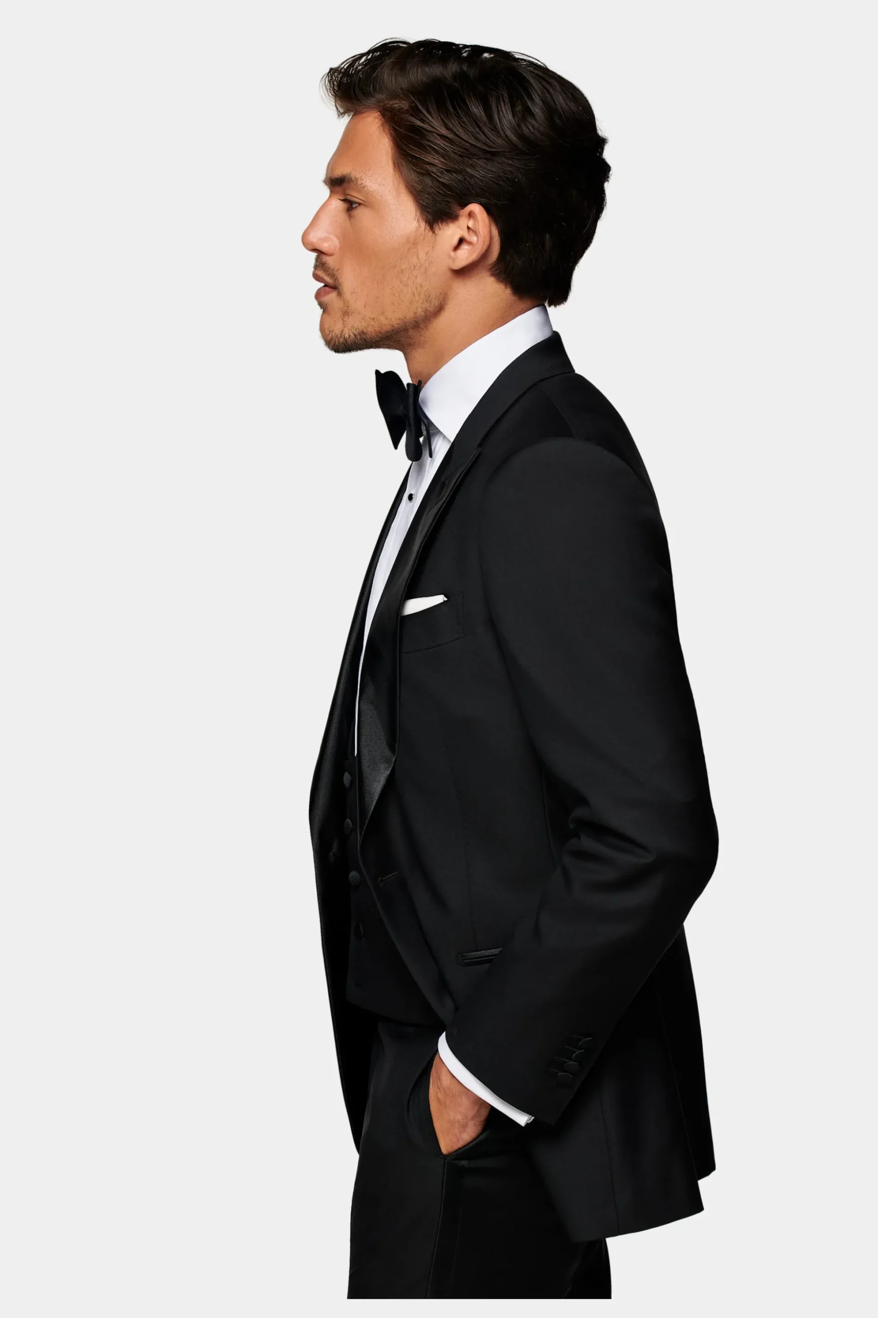 SUITSUPPLY Lazio Smoking Dreiteiler Schwarz-Männlich Smokings