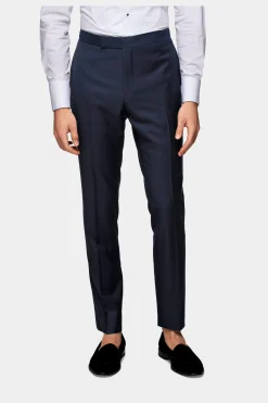 SUITSUPPLY Lazio Smoking Dreiteiler Mittelblau-Männlich Smokings