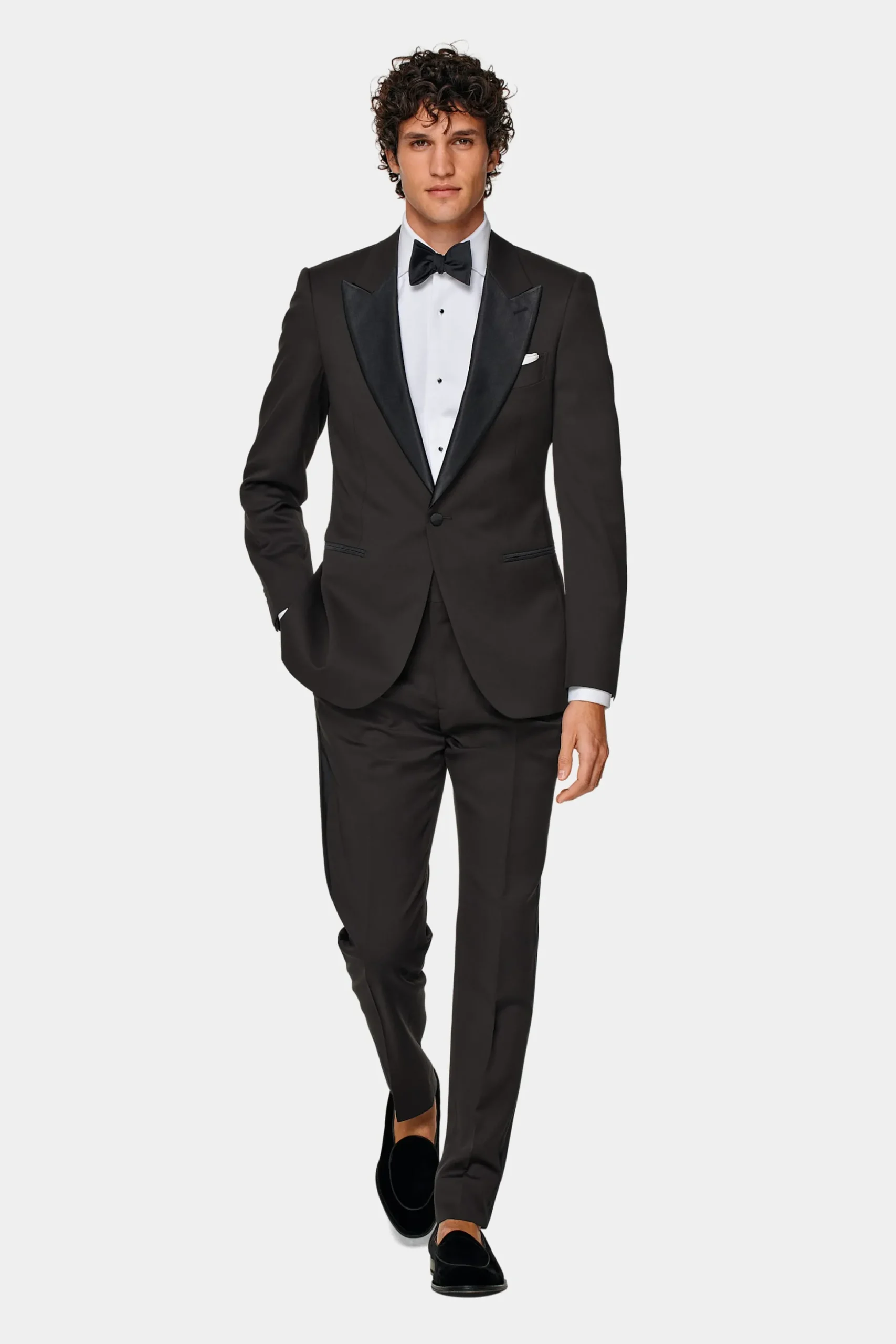 SUITSUPPLY Lazio Smoking Dunkelbraun-Männlich Smokings
