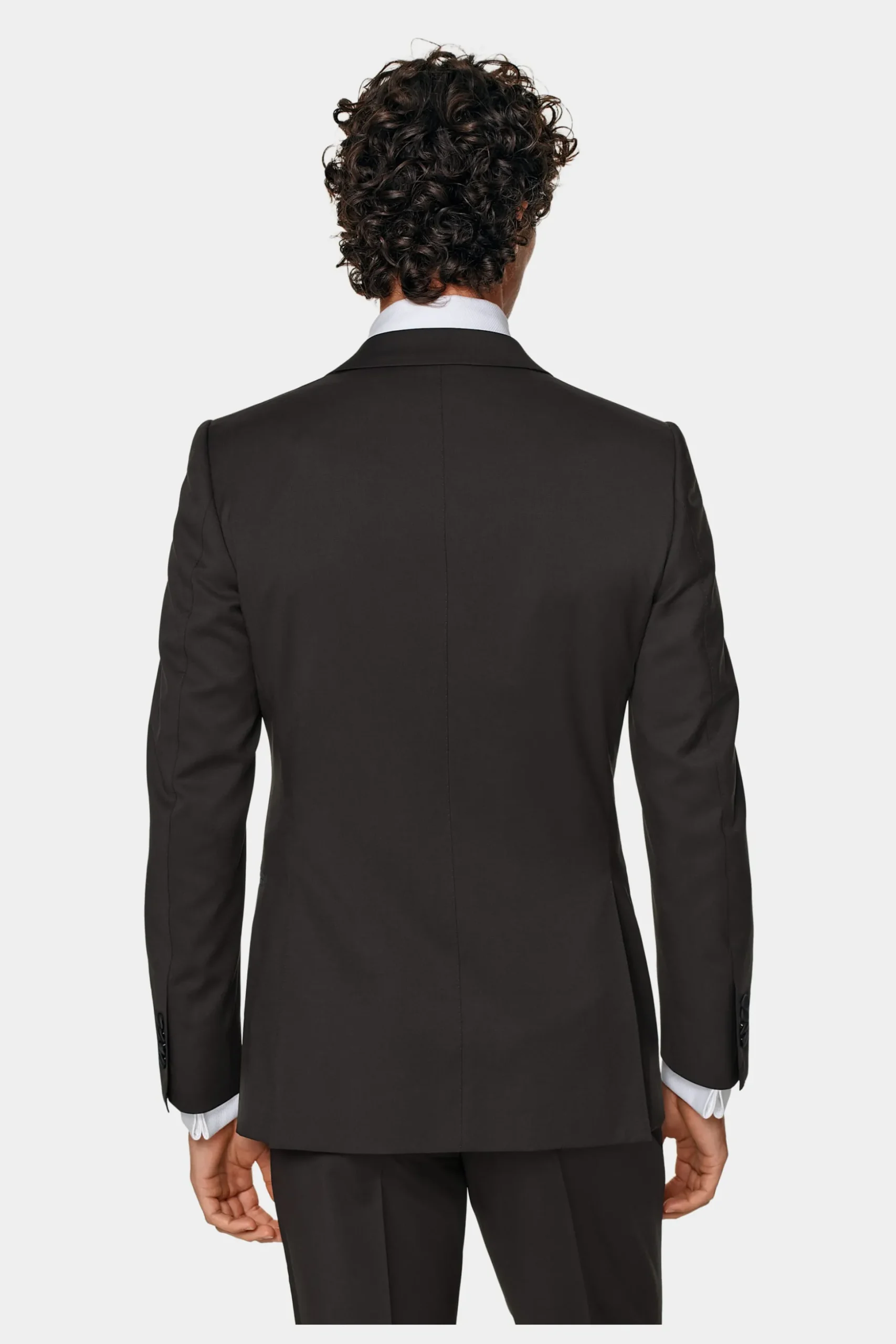 SUITSUPPLY Lazio Smoking Dunkelbraun-Männlich Smokings