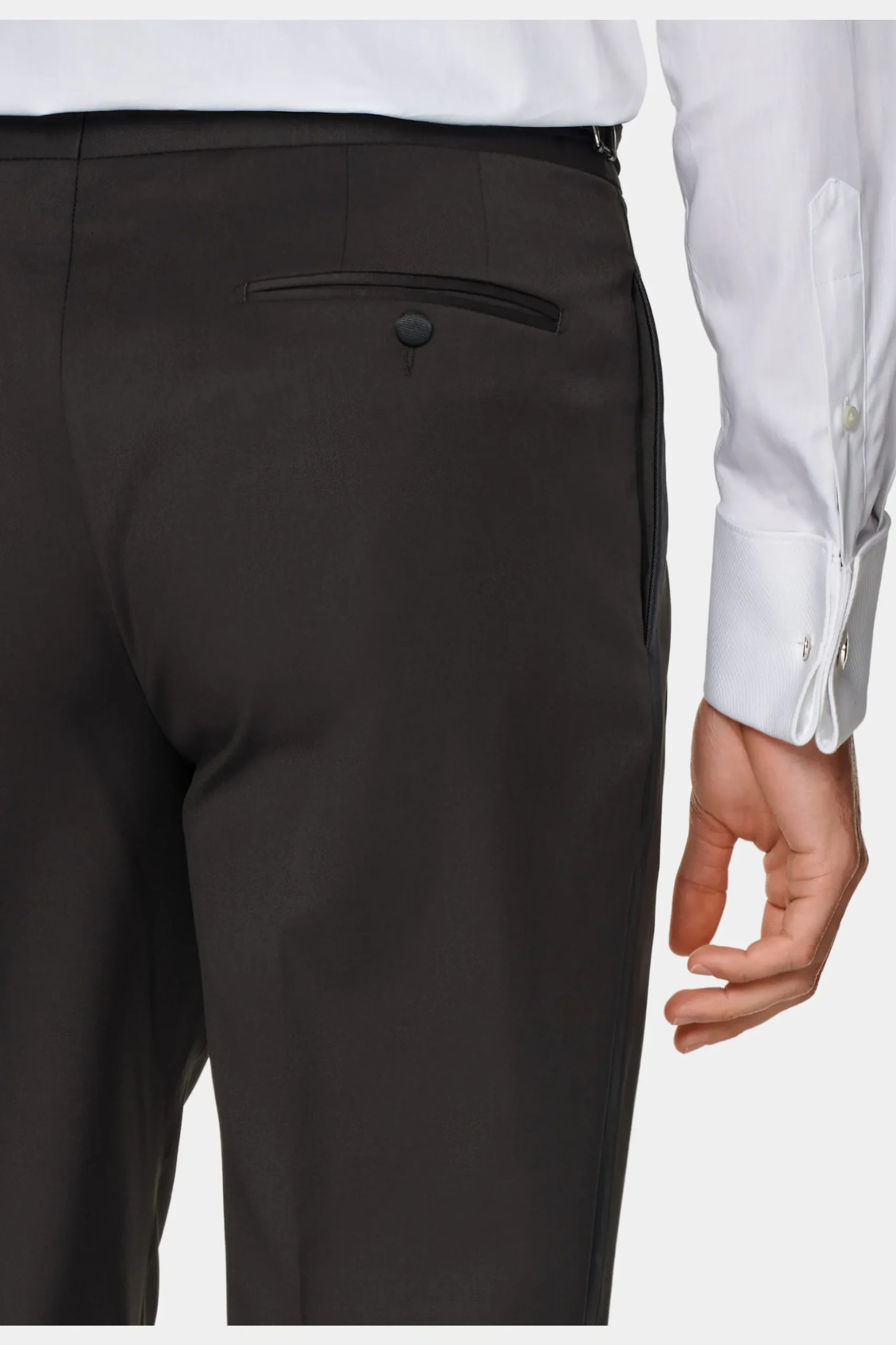 SUITSUPPLY Lazio Smoking Dunkelbraun-Männlich Smokings
