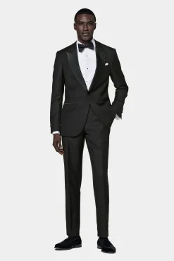 SUITSUPPLY Lazio Smoking Schwarz-Männlich Smokings
