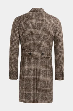 SUITSUPPLY Mantel Braun-Männlich Elegante Mäntel