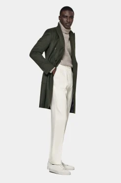SUITSUPPLY Mantel Grün-Männlich Elegante Mäntel