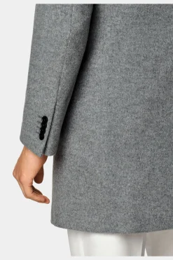 SUITSUPPLY Mantel Hellgrau-Männlich Elegante Mäntel