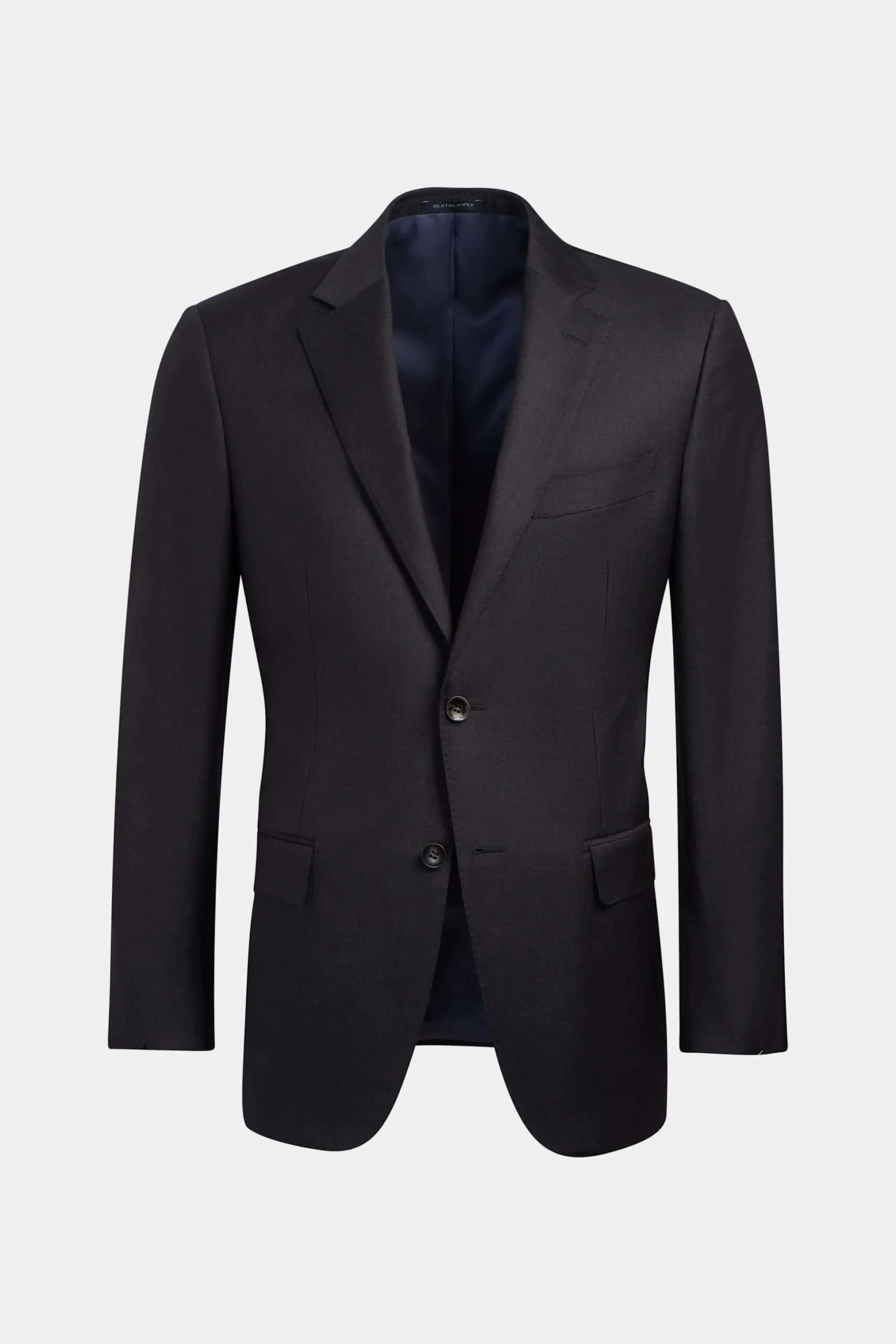 SUITSUPPLY Napoli Ganzjahresanzug Dunkelgrau-Männlich Business Anzüge