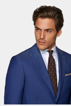 SUITSUPPLY Napoli Ganzjahresanzug Mittelblau-Männlich Business Anzüge