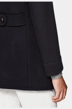 SUITSUPPLY Peacoat Navy-Männlich Elegante Mäntel