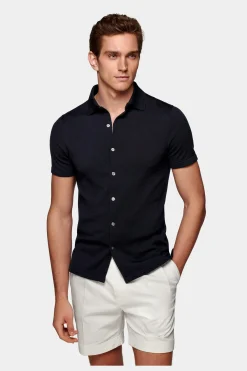 SUITSUPPLY Poloshirt Navy-Männlich Poloshirts