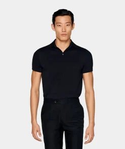 SUITSUPPLY Poloshirt Navy-Männlich Poloshirts