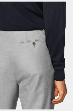 SUITSUPPLY Poloshirt Navy Langarm-Männlich Poloshirts