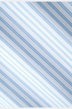 SUITSUPPLY Popeline-Hemd Blau Slim Fit-Männlich Klassische Hemden