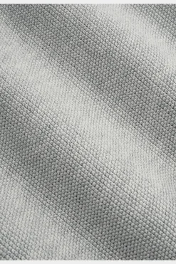 SUITSUPPLY Pullover Hellgrau Rundhals Rippstrick-Männlich Rundhals