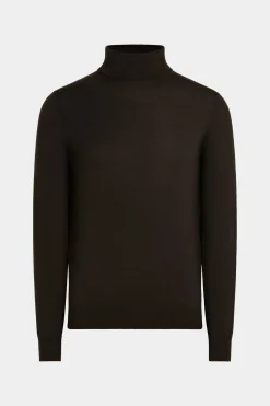 SUITSUPPLY Rollkragen Dunkelbraun-Männlich Rollkragen