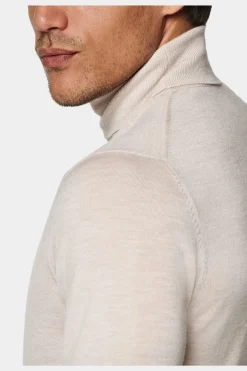 SUITSUPPLY Rollkragen Hellbraun-Männlich Rollkragen