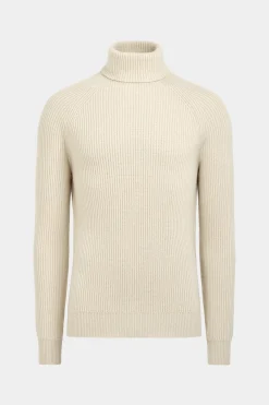 SUITSUPPLY Rollkragen Hellbraun-Männlich Rollkragen
