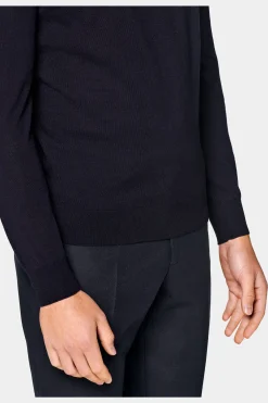 SUITSUPPLY Rollkragen Navy-Männlich Rollkragen