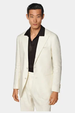 SUITSUPPLY Roma Anzug Off-White-Männlich Casual Anzüge