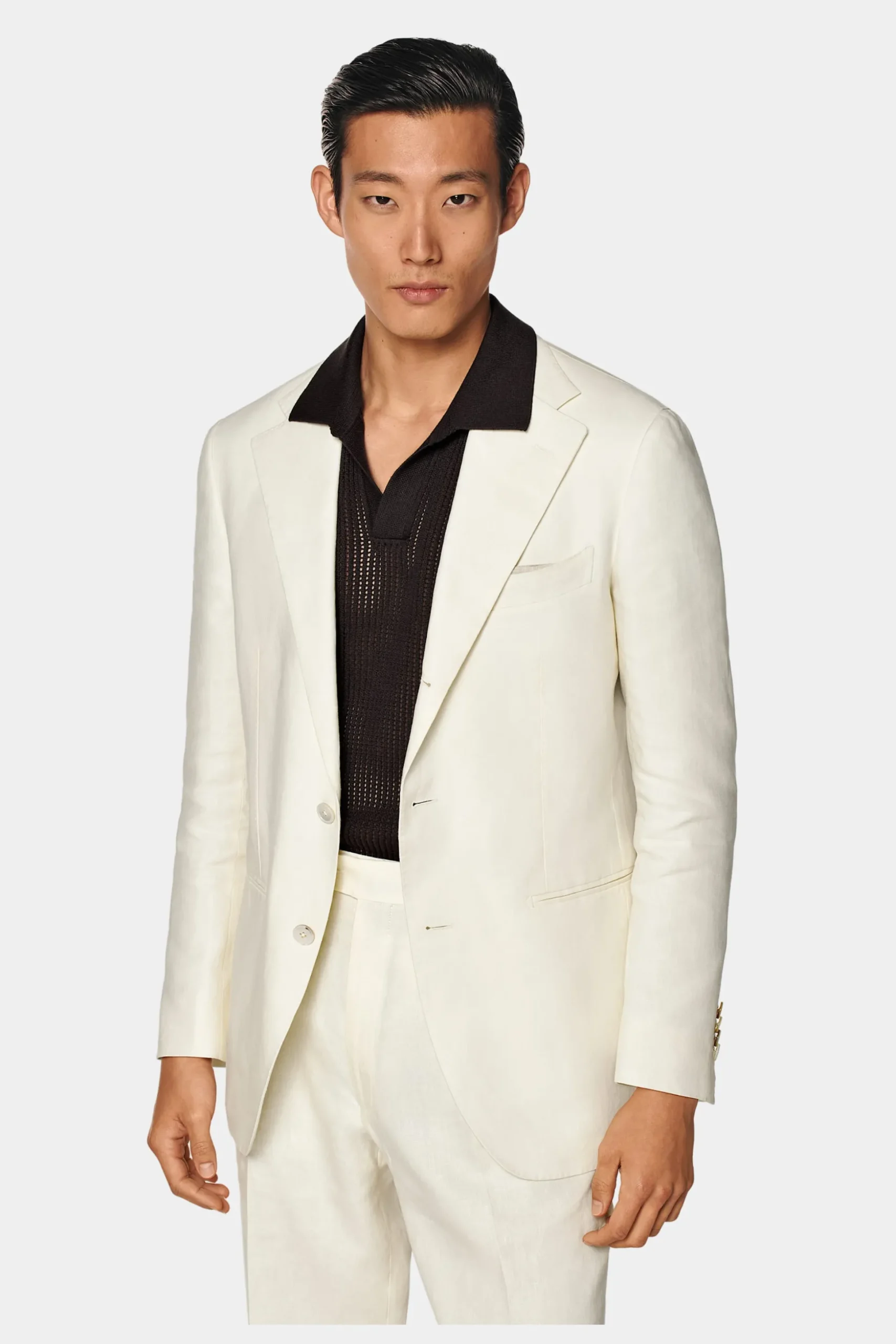 SUITSUPPLY Roma Anzug Off-White-Männlich Casual Anzüge