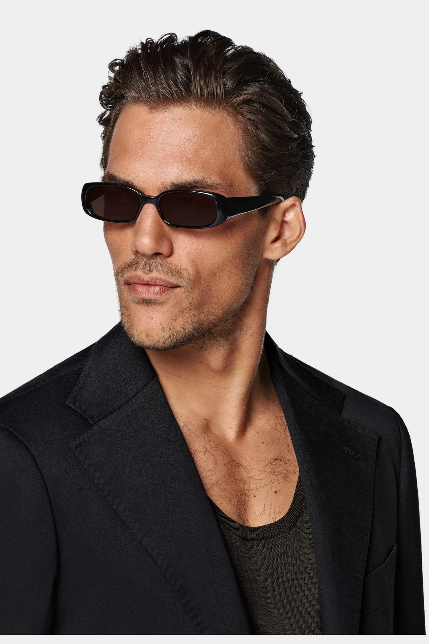 SUITSUPPLY Roma Anzug Schwarz-Männlich Casual Anzüge