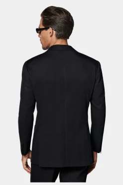 SUITSUPPLY Roma Anzug Schwarz-Männlich Casual Anzüge