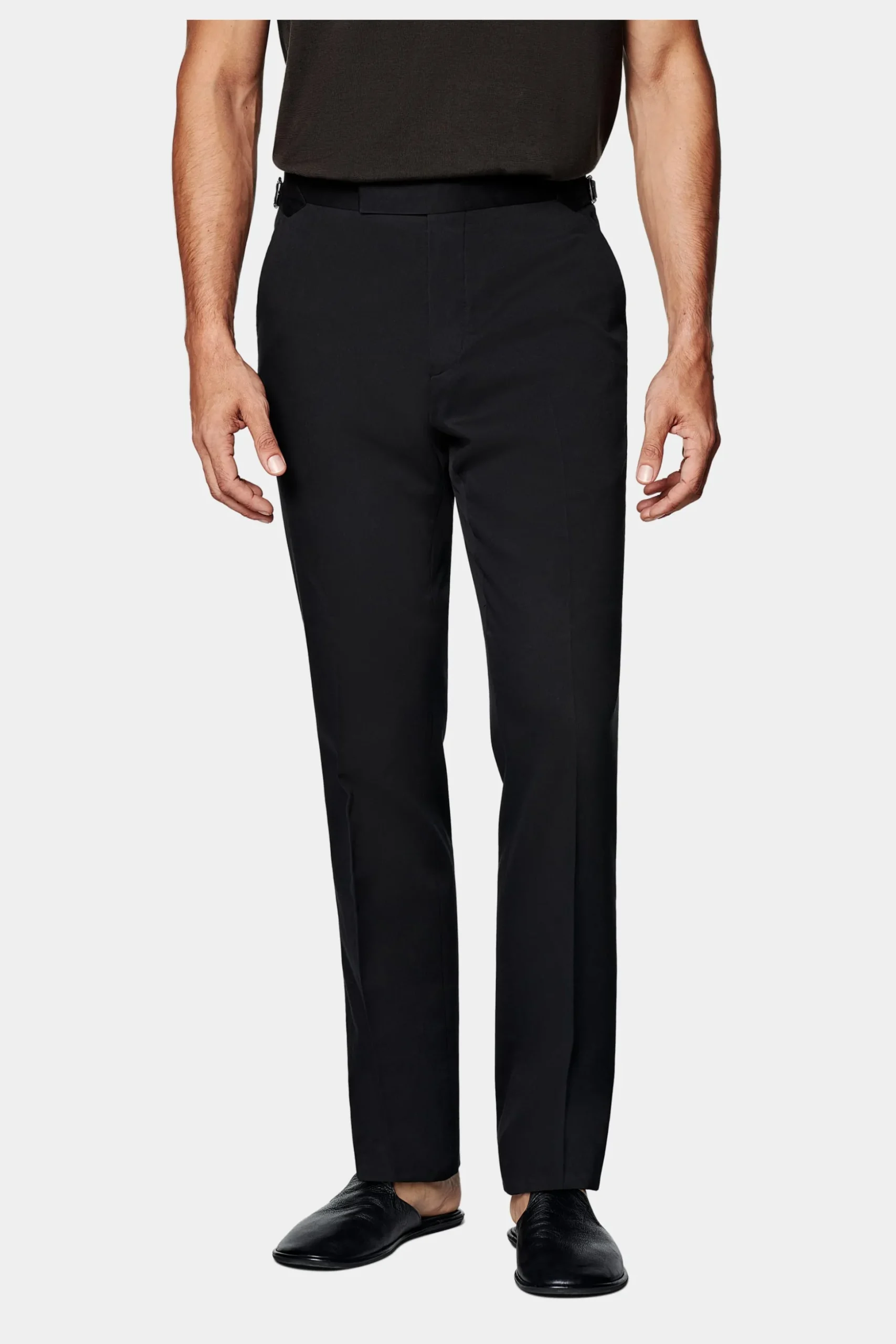 SUITSUPPLY Roma Anzug Schwarz-Männlich Casual Anzüge