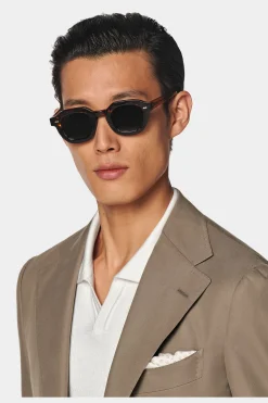 SUITSUPPLY Roma Anzug Taupe-Männlich Casual Anzüge