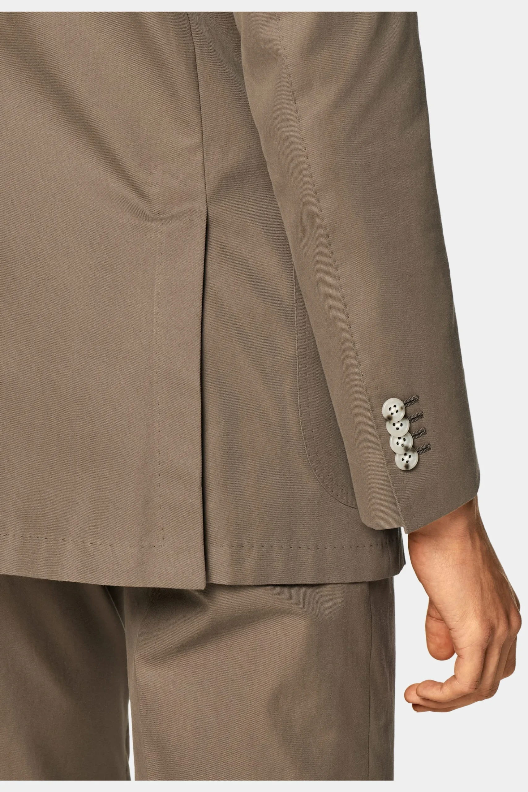 SUITSUPPLY Roma Anzug Taupe-Männlich Casual Anzüge