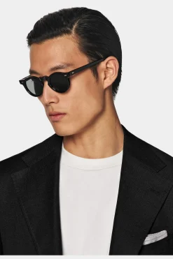 SUITSUPPLY Roma Sakko Dunkelgrau-Männlich Klassische Sakkos