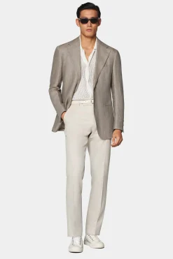 SUITSUPPLY Roma Sakko Hellbraun-Männlich Klassische Sakkos