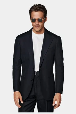 SUITSUPPLY Roma Sakko Navy-Männlich Klassische Sakkos
