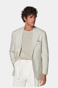 SUITSUPPLY Roma Sakko Sand-Männlich Klassische Sakkos
