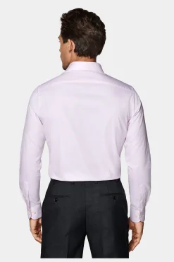 SUITSUPPLY Royal Oxford Hemd Pink Slim Fit-Männlich Klassische Hemden
