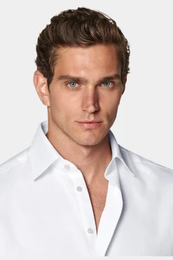 SUITSUPPLY Royal Oxford Hemd Weiß In Slim Fit-Männlich Der Finder Für Das Perfekte Weiße Hemd