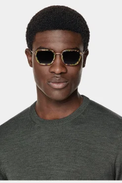 SUITSUPPLY Rundhals Grün-Männlich Rundhals