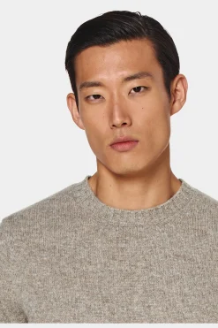 SUITSUPPLY Rundhals Hellbraun-Männlich Rundhals