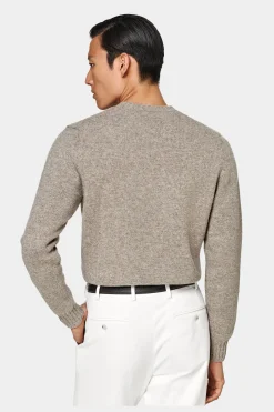 SUITSUPPLY Rundhals Hellbraun-Männlich Rundhals