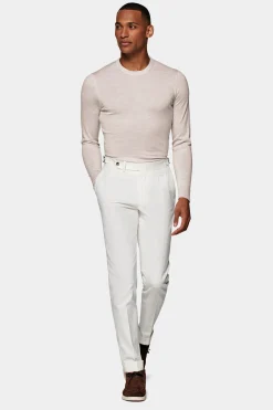 SUITSUPPLY Rundhals Hellbraun-Männlich Rundhals