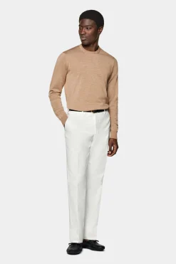 SUITSUPPLY Rundhals Hellbraun-Männlich Rundhals