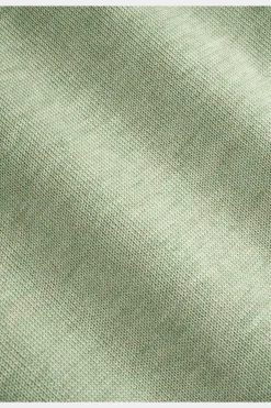 SUITSUPPLY Rundhals Kurzarm Hellgrün-Männlich Rundhals