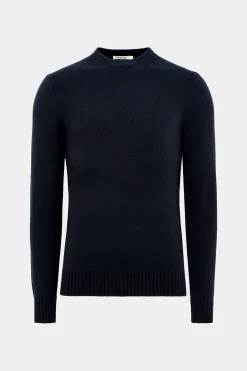 SUITSUPPLY Rundhals Navy-Männlich Rundhals
