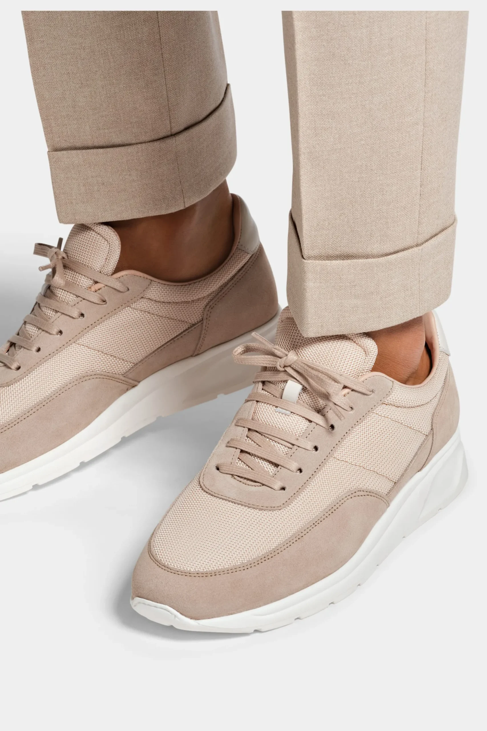 SUITSUPPLY Runner Sneaker Hellbraun-Männlich Sneakers