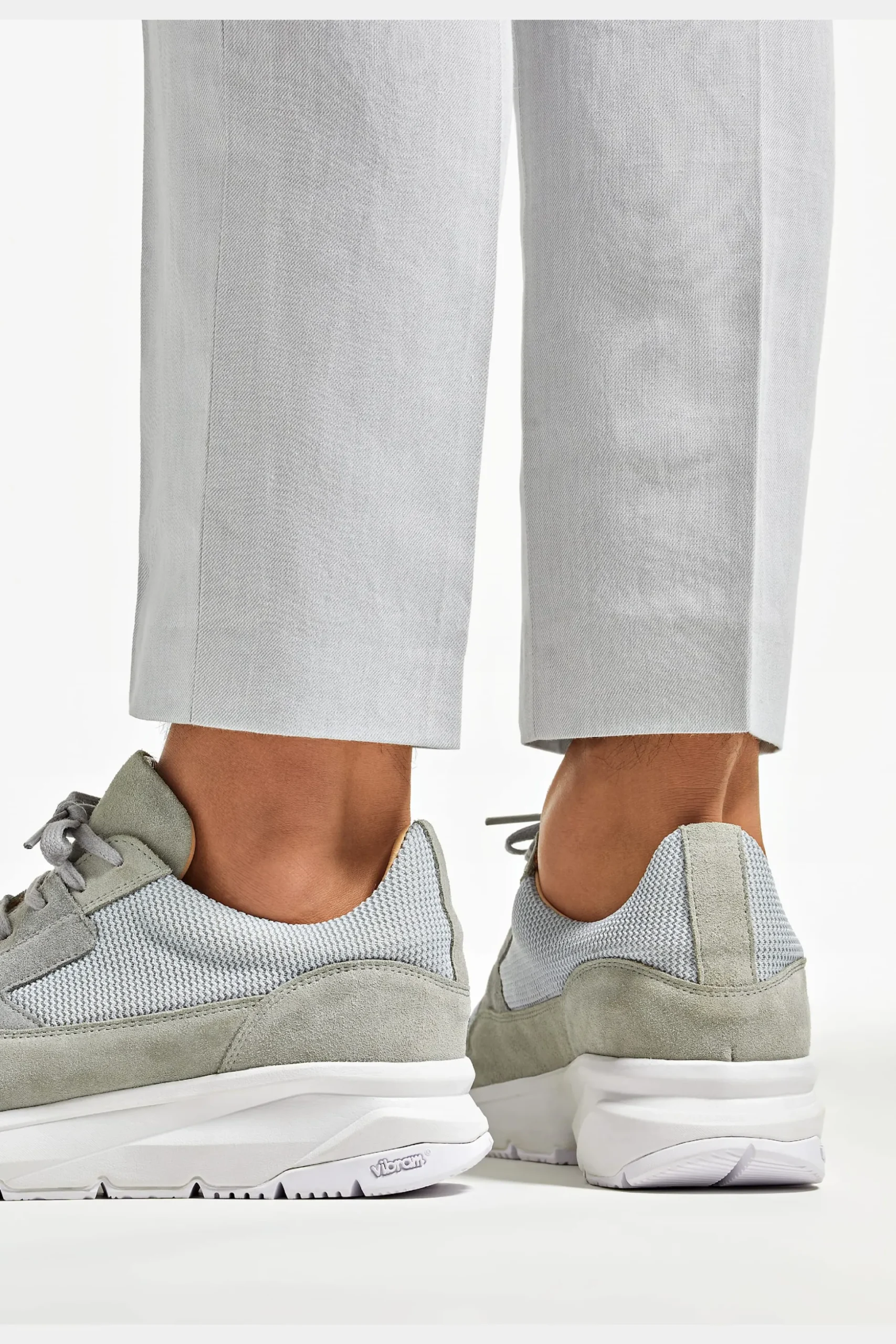 SUITSUPPLY Runner Sneaker Hellgrau-Männlich Sneakers
