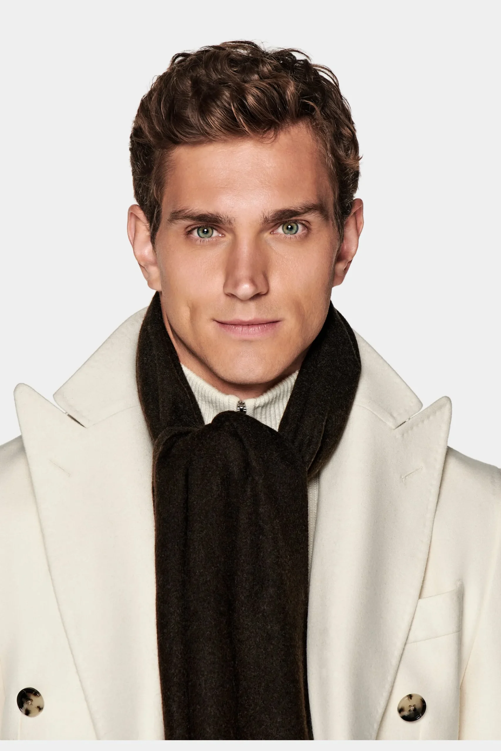 SUITSUPPLY Schal Dunkelbraun-Männlich Schals
