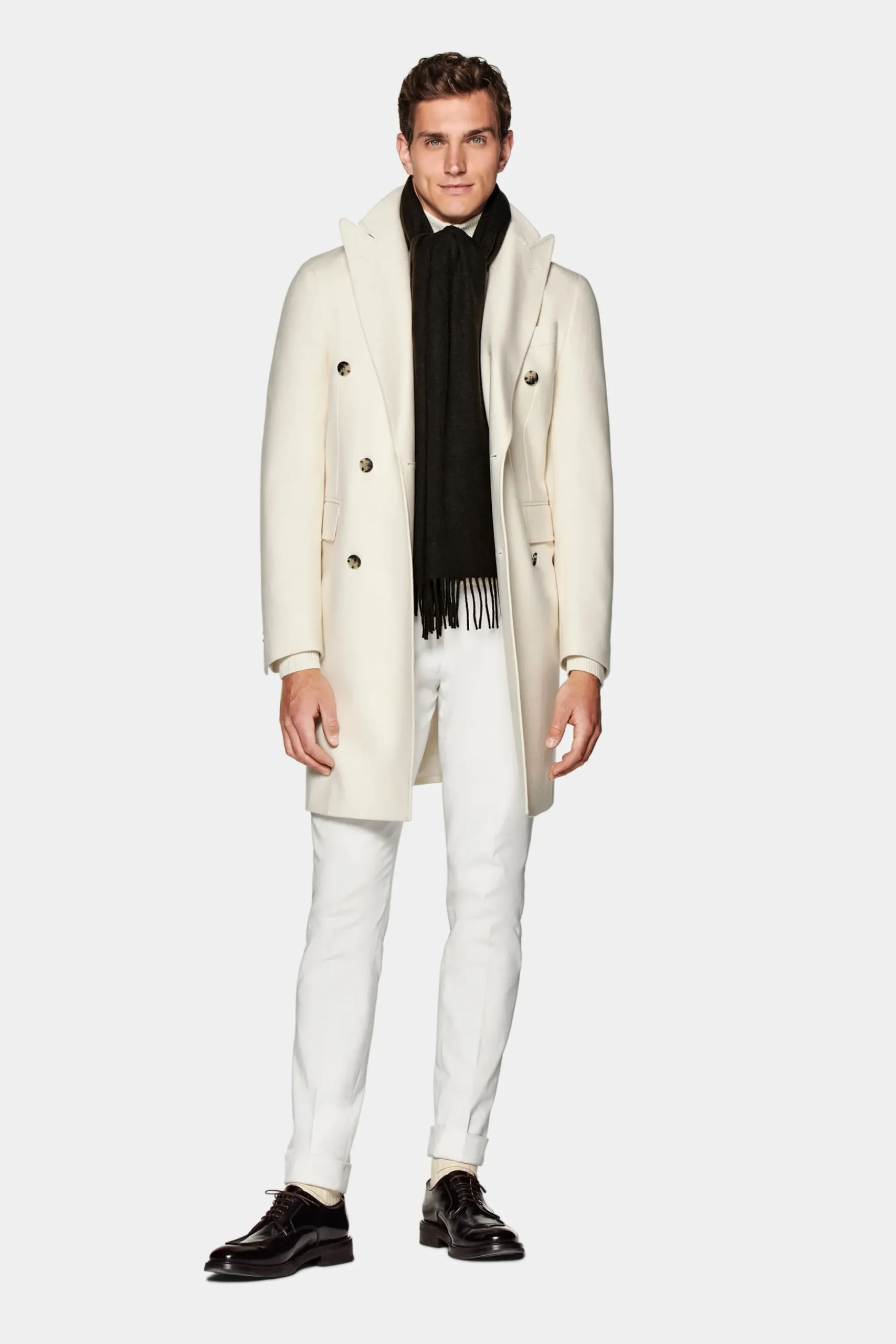 SUITSUPPLY Schal Dunkelbraun-Männlich Schals