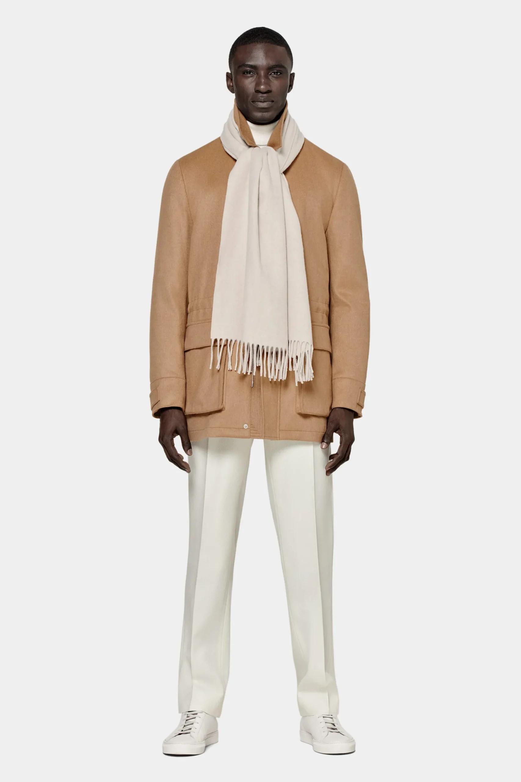 SUITSUPPLY Schal Off-White-Männlich Schals