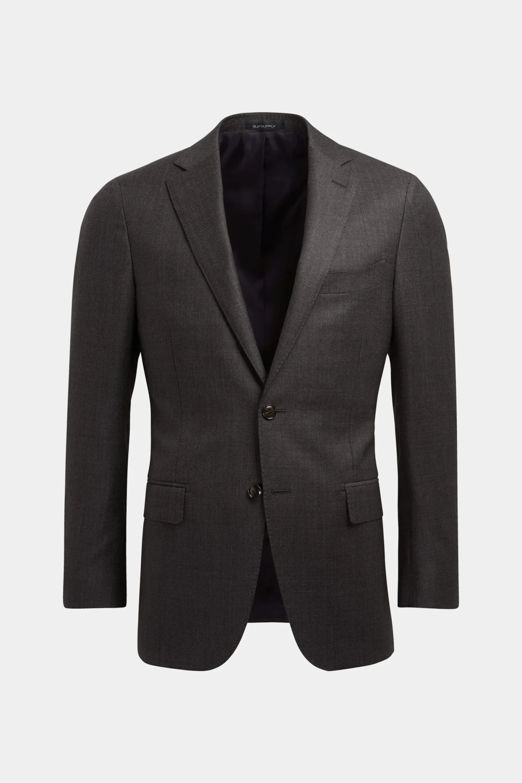 SUITSUPPLY Sienna Anzug Dunkelgrau Mit Birdseye-Muster-Männlich Business Anzüge
