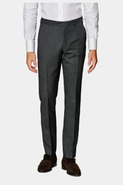 SUITSUPPLY Sienna Anzug Dunkelgrau Mit Birdseye-Muster-Männlich Business Anzüge