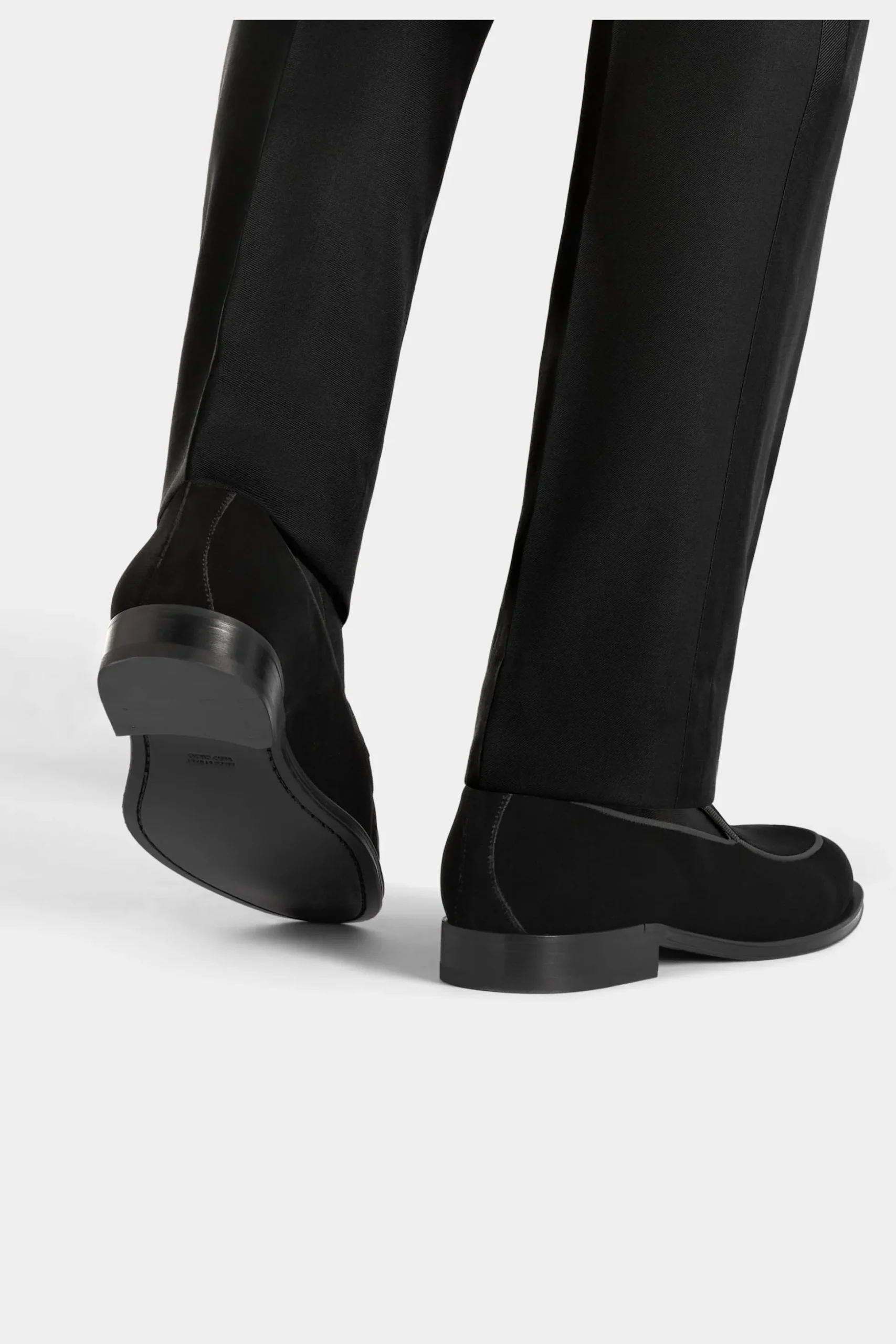 SUITSUPPLY Smoking-Slipper Schwarz-Männlich Smokingschuhe