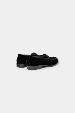 SUITSUPPLY Smoking-Slipper Schwarz-Männlich Smokingschuhe